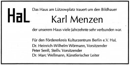 KARL MENZEN